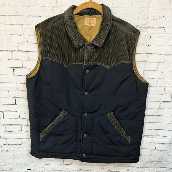 red head ranch Jackets & Coats Red Head Ranch Navy Olive Vest Men